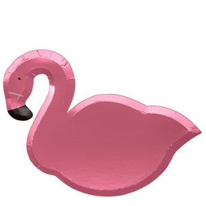 Pink flamingó tányér