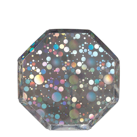 Hologrammos buborékos tányér