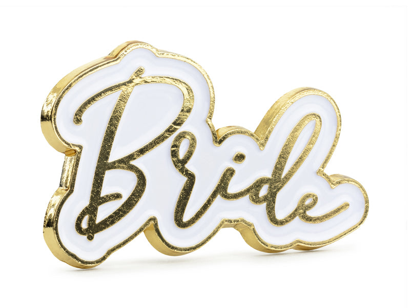 Bride lánybúcsú kitűző