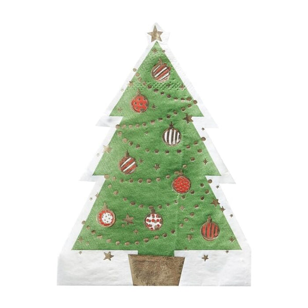 Karácsonyfa alakú szalvéta